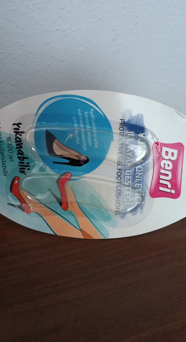 Benri Yıkanabilir Jel Topuk Koruyucu 1 Çift - Görsel 3