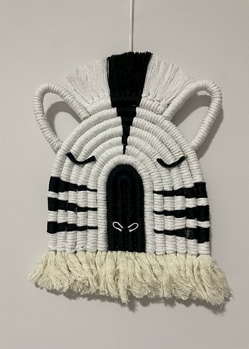 Gri Zebra Duvar Dekoru
