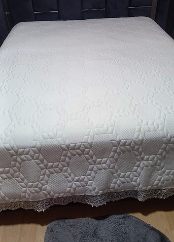 Diğer Cift kisilik dantelli yatak ortusu