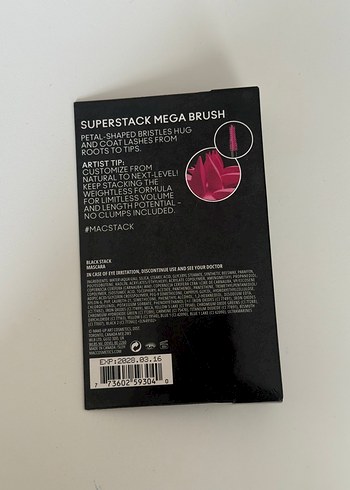 MAC Stack Siyah Maskara - Görsel 3