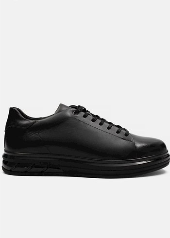 Derimod Siyah Deri Sneaker