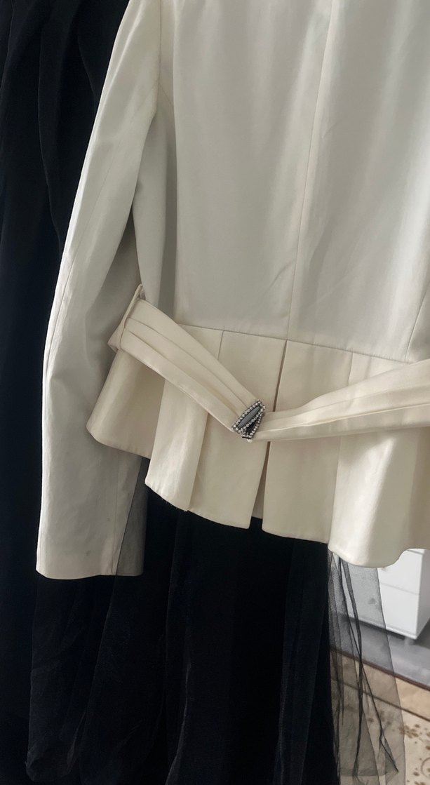 Drape Detaylı Etek Ceket Takım - Görsel 3