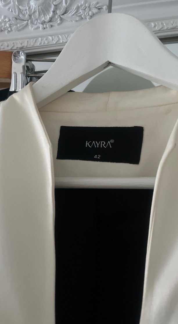 Drape Detaylı Etek Ceket Takım - Görsel 4