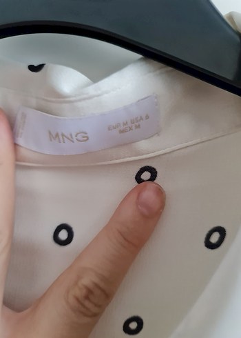 m Beden Mango Saten Gömlek