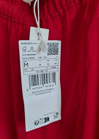 Mango Mango Bohem Tarzı Salaş Kadın Pantolon