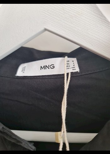 m Beden Mango Gömlek Elbise
