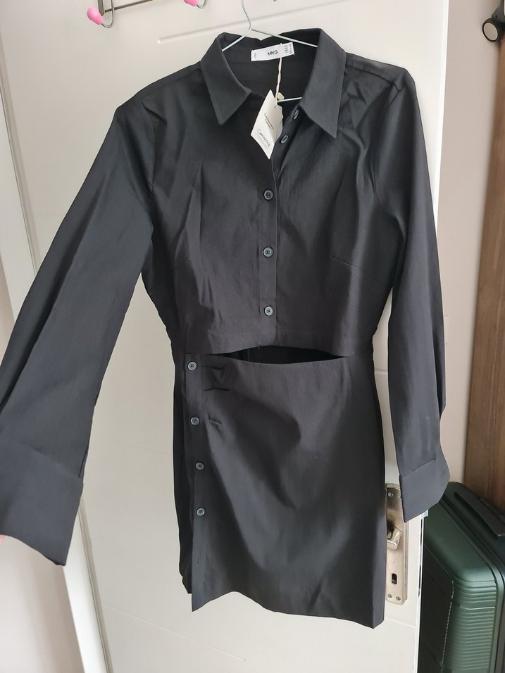 Mango Gömlek Elbise - Görsel 2