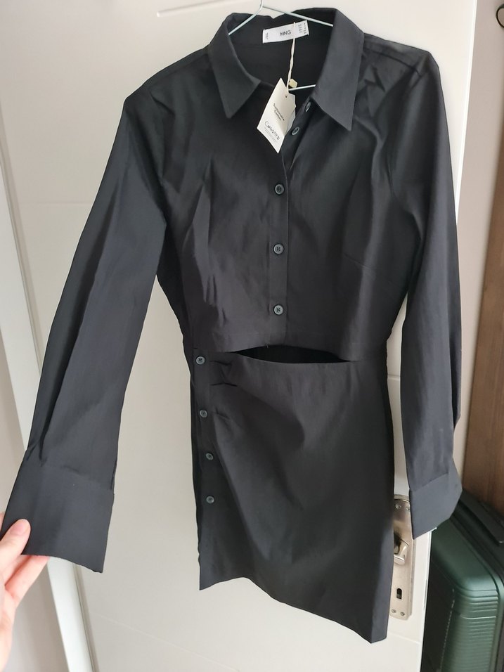 Mango Gömlek Elbise - Görsel 3