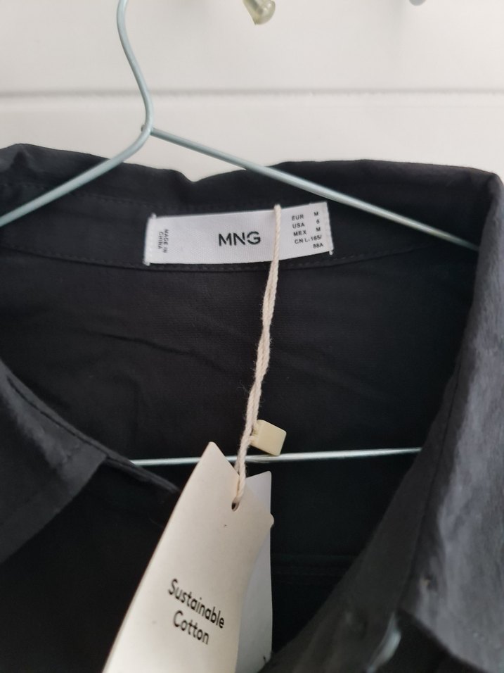 Mango Gömlek Elbise - Görsel 4