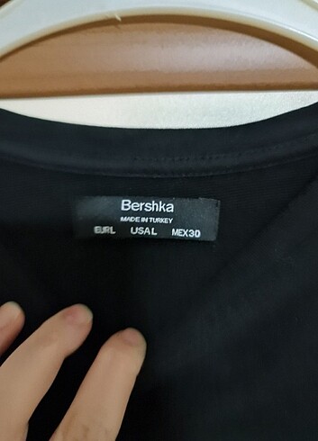 l Beden siyah Renk Bershka Elbise 