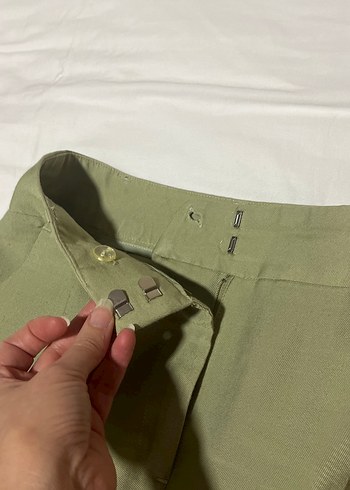 34 Beden Kadın Keten Pantolon