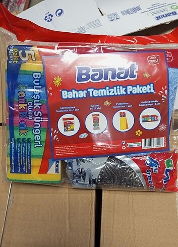  Beden kırmızı Renk Bahar temizlik seti 