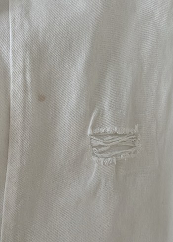 LC Waikiki Kadın Beyaz Kemerli Regular Fit Midi Jean