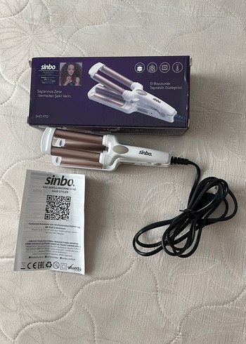 Beden Renk Sinbo Saç Dalgalandırıcı Maşa - Bej