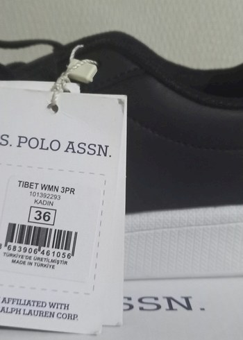 U.S Polo Assn. U.S. Polo Assn. Siyah Kadın Spor Ayakkabı