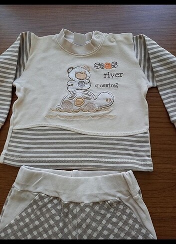 6 Ay Beden Bebek pijama takımı 6/ 9 ay