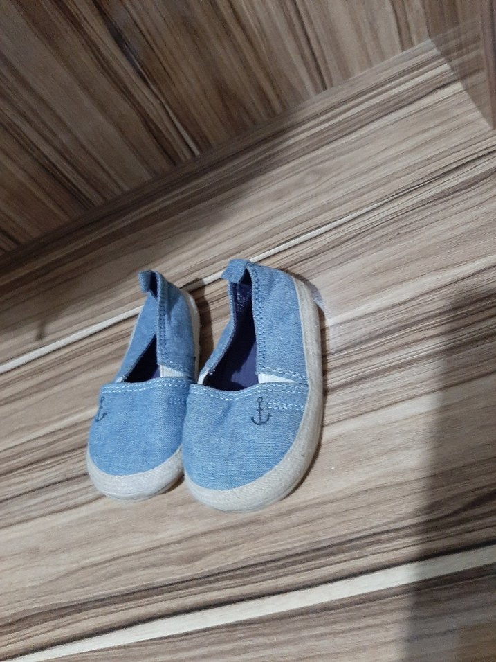 Erkek Çocuk Mavi Kot Düğmeli Loafer - Görsel 2