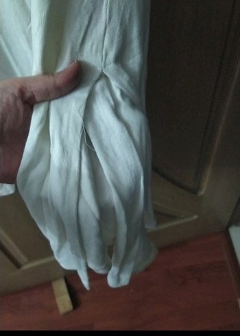 xl Beden Uzun Beyaz Kadın hırka