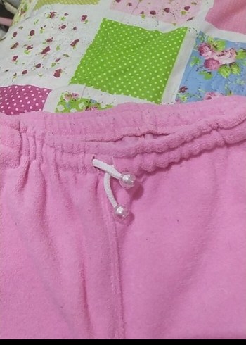 l Beden pembe Renk Kadın Pembe Rahat Kesim Fermuarlı Eşofman Altı