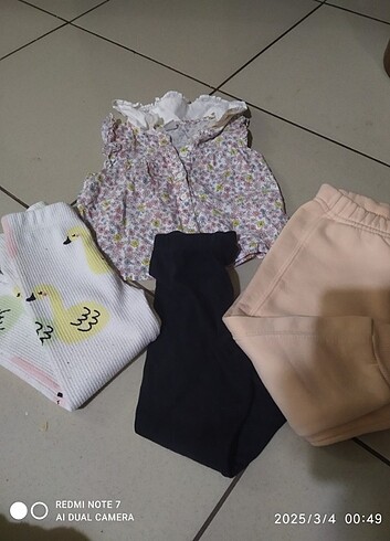 24-36 Ay Beden çeşitli Renk 4 adet ürün 100 TL adet 25
