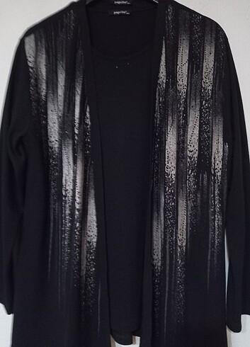 xxl Beden siyah Renk Ürün hiç kullanılmadı şık tasarımlı ikili bluz ceket üründür 
