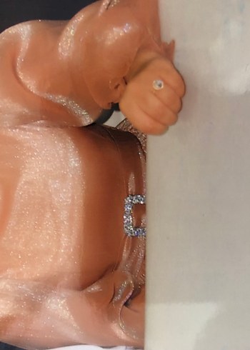 38 Beden pembe Renk Yavru ağzı Uzun Katlı Abiye Elbise