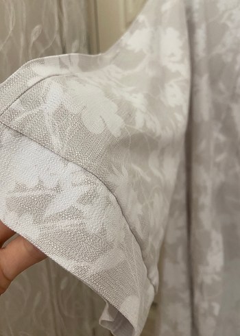 Trendyol & Milla Bej Uzun Keten Bohem Kadın Kimono