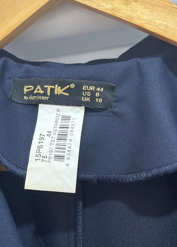 44 Beden siyah Renk Lacivert pardesü