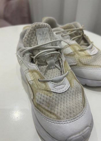 Çocuk Beyaz Adidas Spor Ayakkabı - Görsel 2