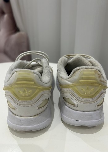 Çocuk Beyaz Adidas Spor Ayakkabı - Görsel 3