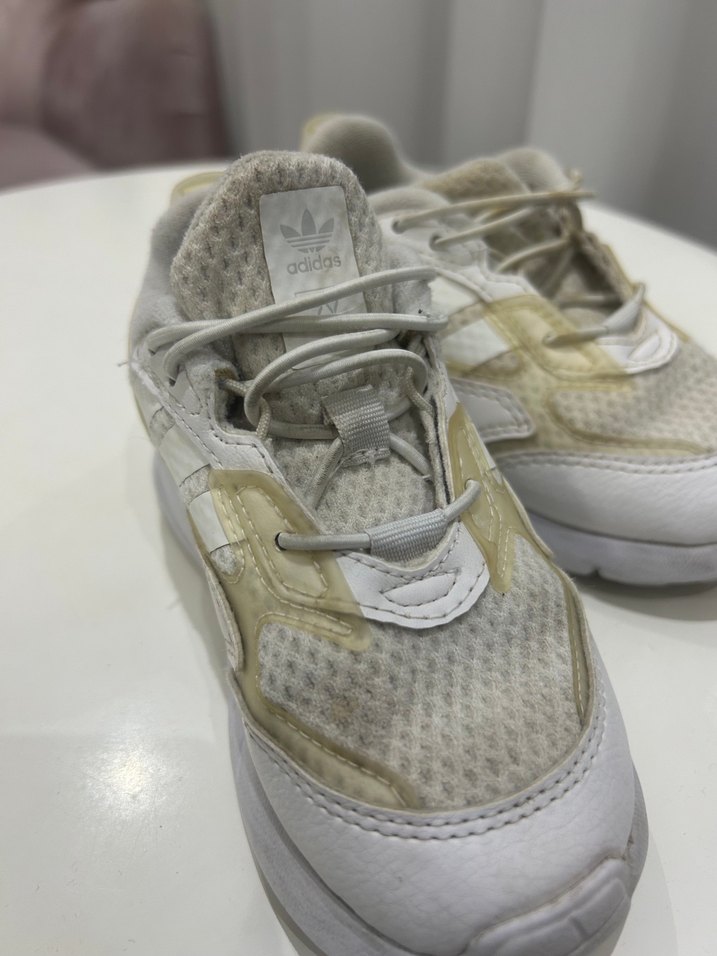 Çocuk Beyaz Adidas Spor Ayakkabı - Görsel 2