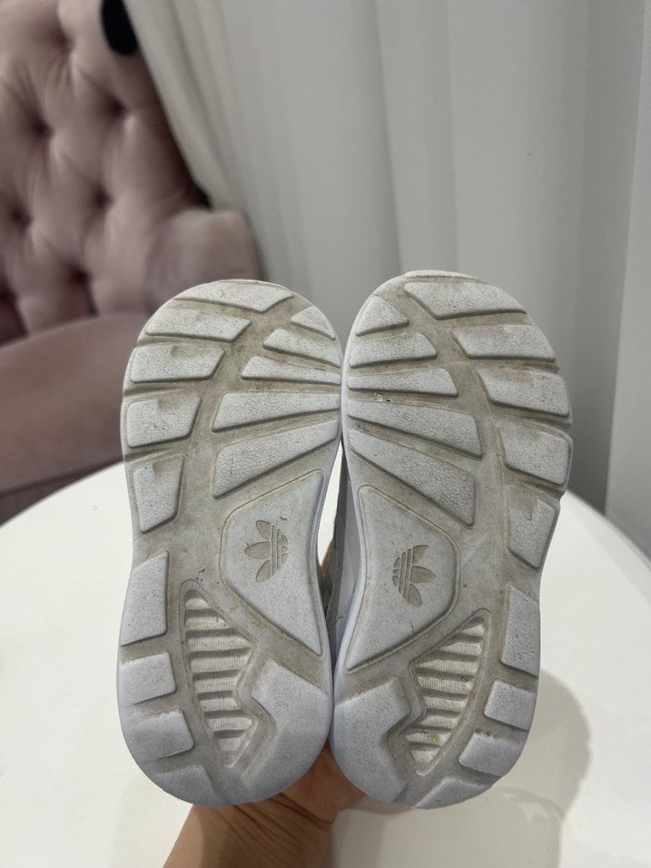 Çocuk Beyaz Adidas Spor Ayakkabı - Görsel 5