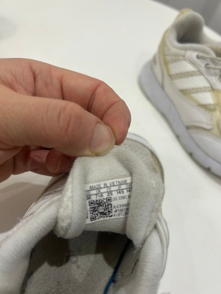 Çocuk Beyaz Adidas Spor Ayakkabı - Görsel 4