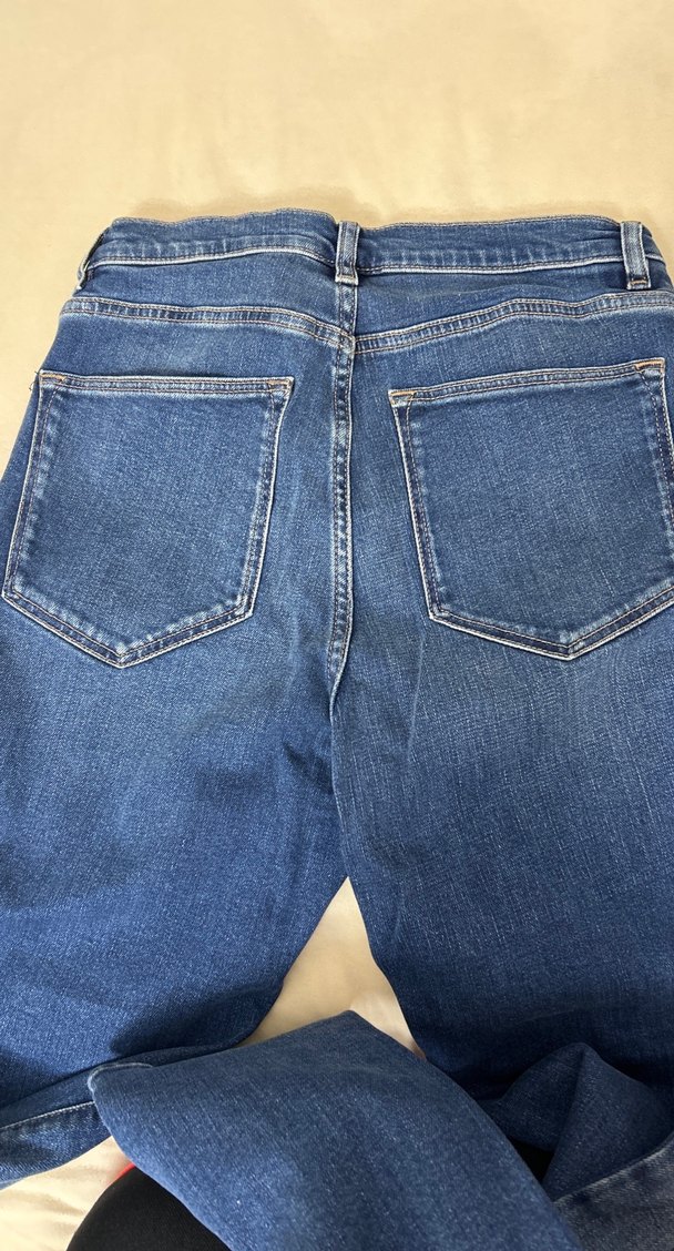 Mavi Düz Kadın Denim Pantolon - Görsel 4