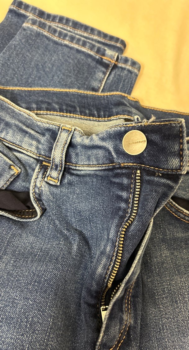 Mavi Düz Kadın Denim Pantolon - Görsel 2