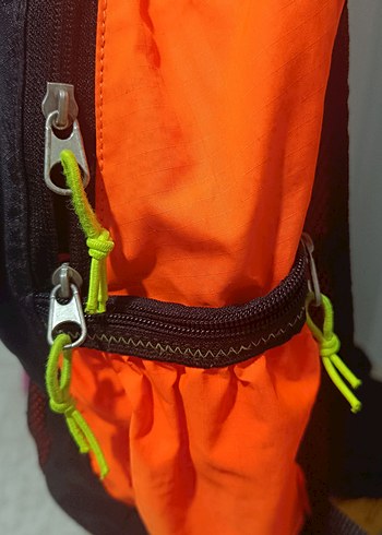 Turuncu Kinetix Fermuarlı Kadın Sırt Çantası - Görsel 4