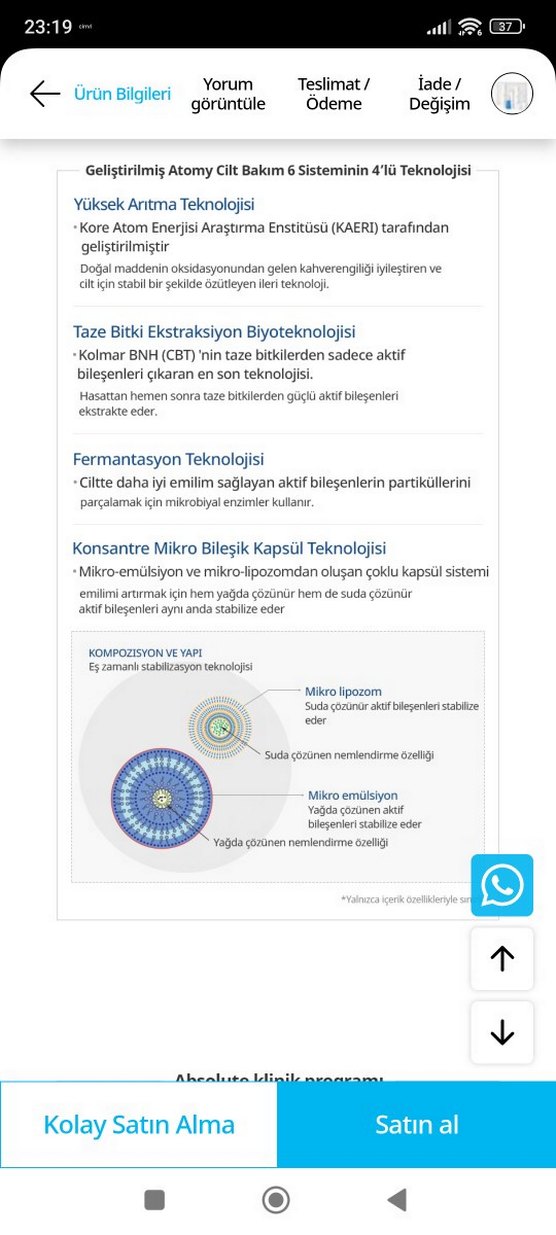 Atomy Absolute Cilt Bakım Seti - Görsel 2