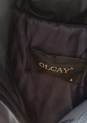 Kadın lacivert mevsimlik Uzun Fermuarlı Mont L/M uygundur beden - Görsel 4