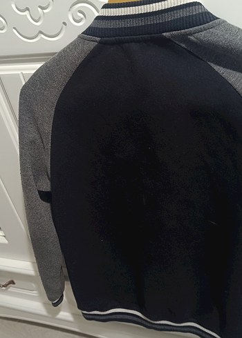 Düğmeli Gri kız erkek icin - Görsel 3