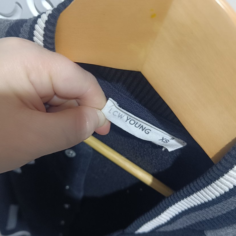 Düğmeli Gri kız erkek icin - Görsel 2