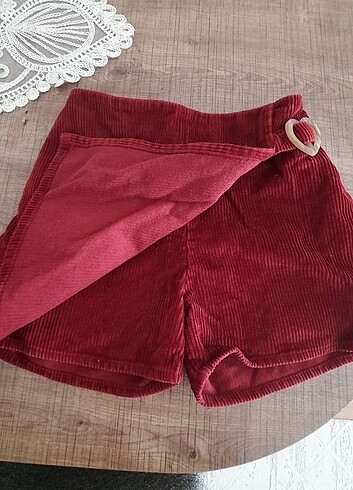 5 Yaş Beden bordo Renk Lcw kız çocuk etek bordo