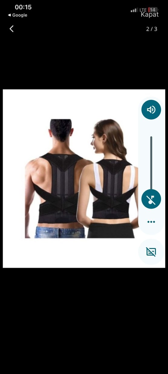 Siyah Kısa Dik Duruş Korsesi - Görsel 3