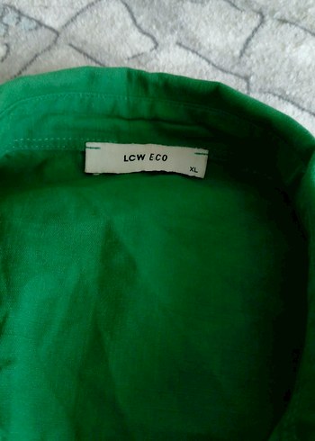 Düğmeli Yeşil Erkek Gömlek - Görsel 4