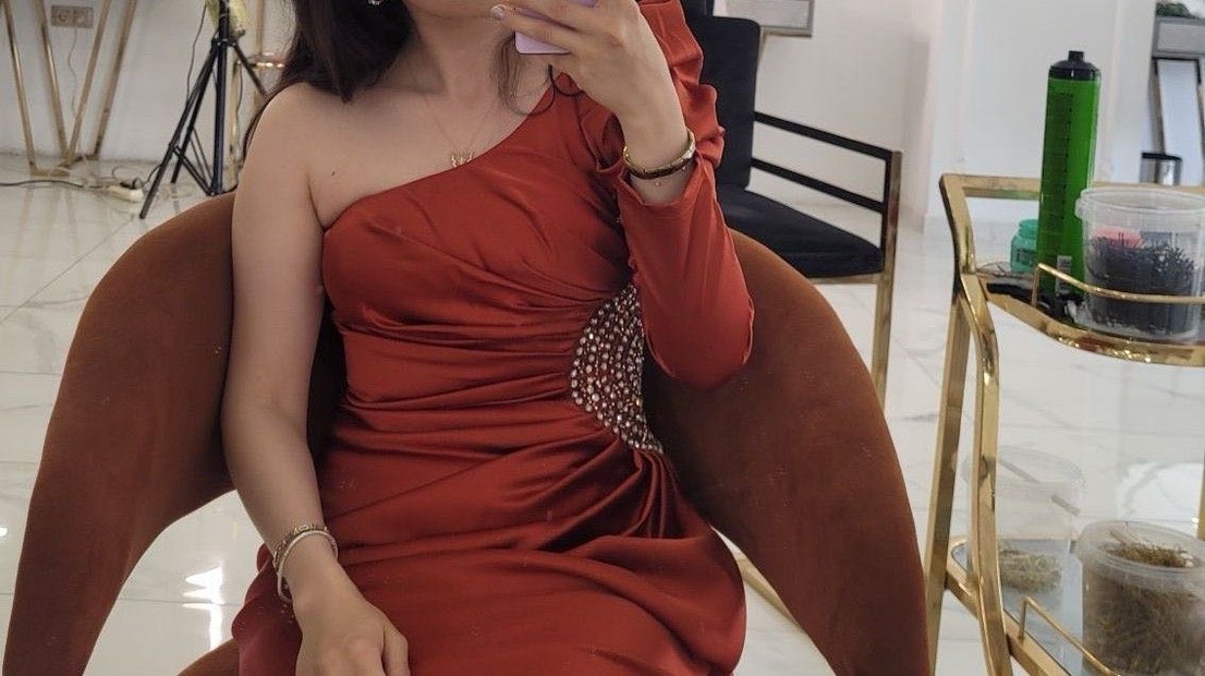 Abiye Elbise Kiremit Rengi - Görsel 2