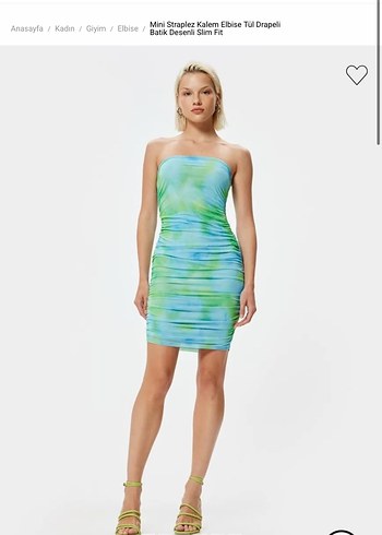 Straplez Midi-mini Kadın Elbise - Görsel 5
