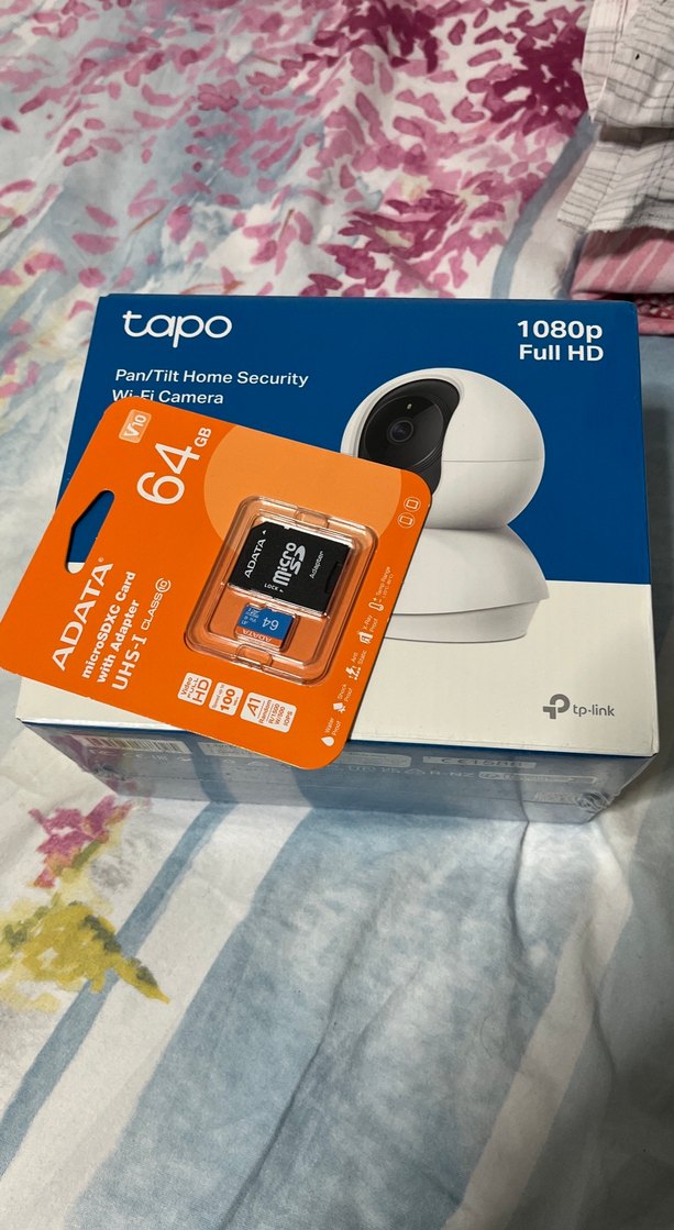 Tapo c 200 Wi-Fi Güvenlik Kamerası ve 64 gb sd kart - Görsel 3