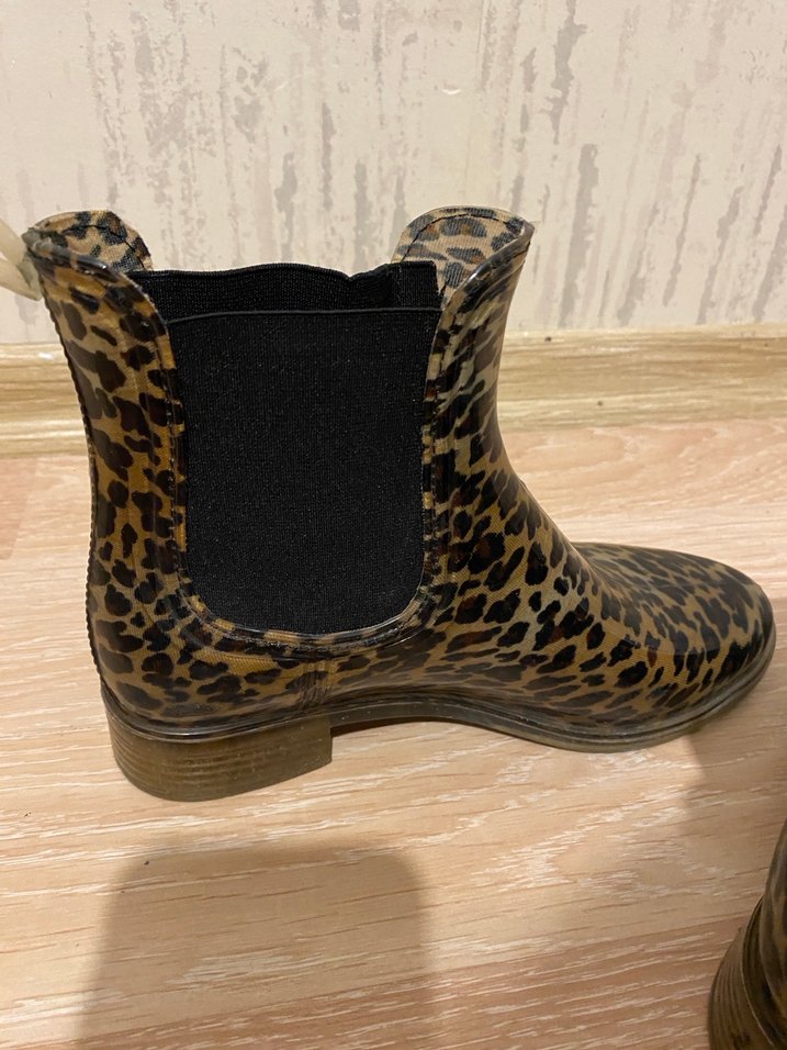 Leopar Desenli Kadın Bot - Görsel 3
