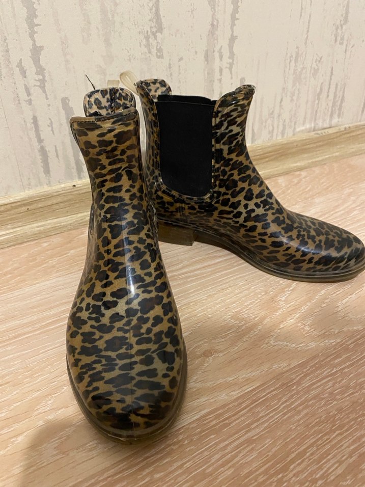 Leopar Desenli Kadın Bot - Görsel 2