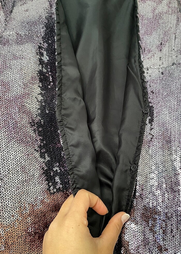 Payetli ceket - Görsel 3