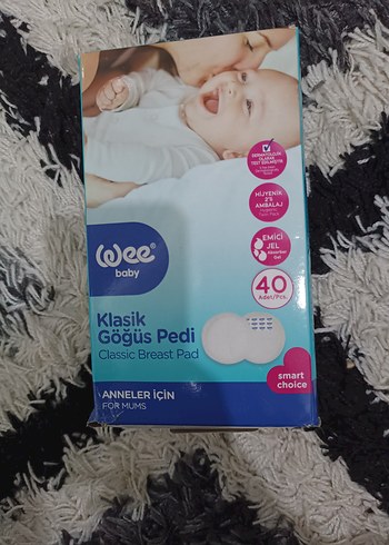 Wee Baby Klasik Beyaz Göğüs Pedi - Görsel 2